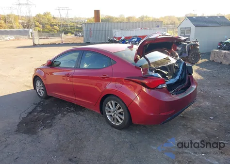 2015 Hyundai Elantra Se z USA, uszkodzony, nr VIN KMHDH4AE4FU357528